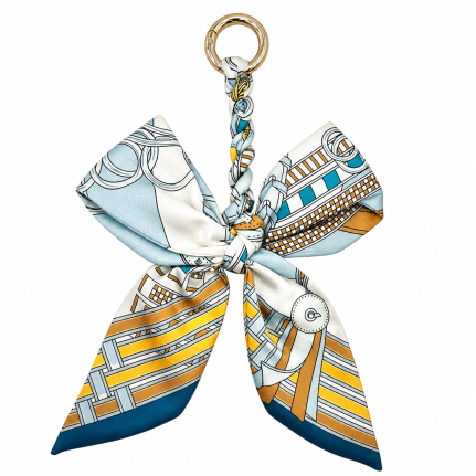 BOW KEYCHAIN - TURQUOISE 