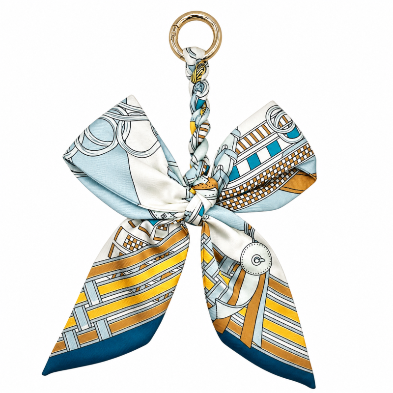 BOW KEYCHAIN - TURQUOISE 