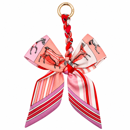 BOW KEYCHAIN - PINK