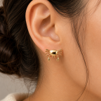CRAB EARRINGS - GOLD 
