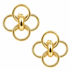 FLOWER EAR - GOLD 