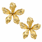 FLOWER EARRINGS - GOLD 