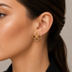 FLOWER EAR - GOLD 