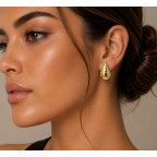 TEAR DROP EARRING - GOLD 