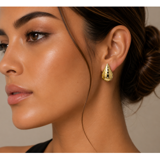 TEAR DROP EARRING - GOLD 