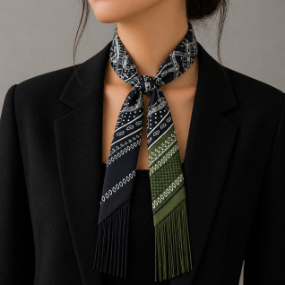 TASSEL TWILLY - OLIVE 