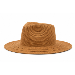 FRINGE STRAW HAT - CAMEL 