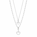 HORSEBIT NECKLACE - SILVER 