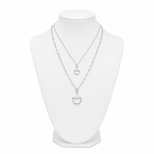 HORSEBIT NECKLACE - SILVER 