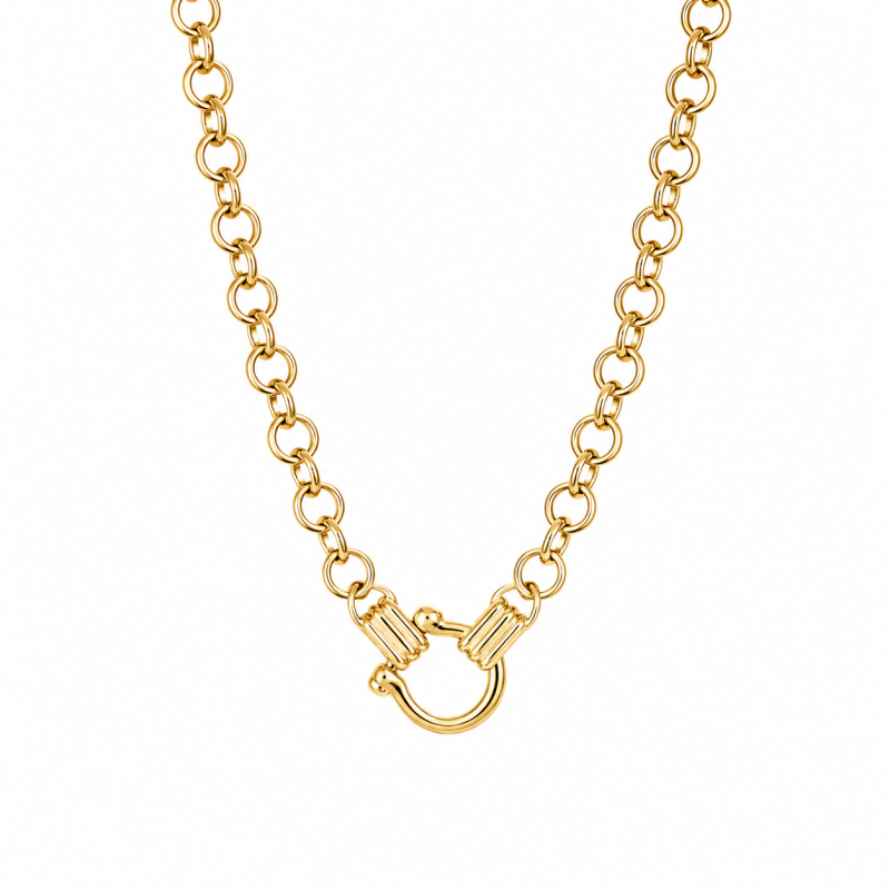 HORSEBIT NECKLACE - GOLD 