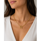 TOGGLE HORSEBIT NECKLACE - GOLD DIPPED 