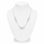 HORSEBIT NECKLACE - WHITE GOLD 