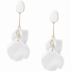 PETAL EARRINGS - WHITE 