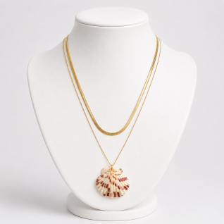 SHELL NECKLACE - GOLD 