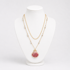 SHELL NECKLACE - PINK 