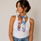 TWILLY SCARF - FLOWERS 
