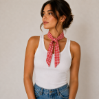 TWILLY SCARF - RED 