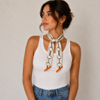 TWILLY SCARF - IVORY 