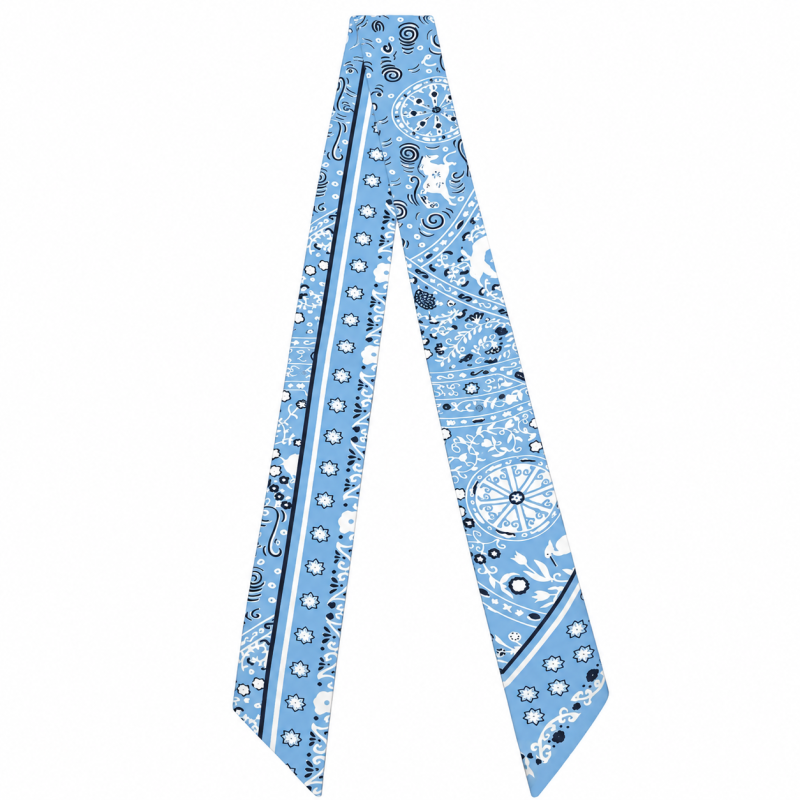 TWILLY SCARF - BLUE 