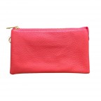 LARGE 5 COMPARTMENT CROSSBODY OR WRISTLET - CORAL