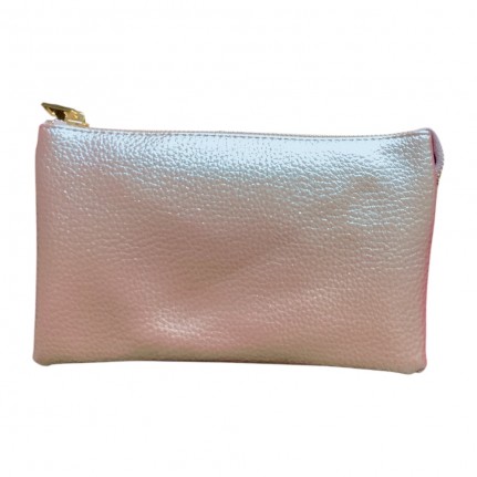LARGE 5 COMPARTMENT CROSSBODY OR WRISTLET - METALLIC BLUSH 