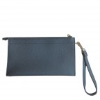 TEXTURED VEGAN LEATHER CLUTCH/CROSSBODY - IVORY