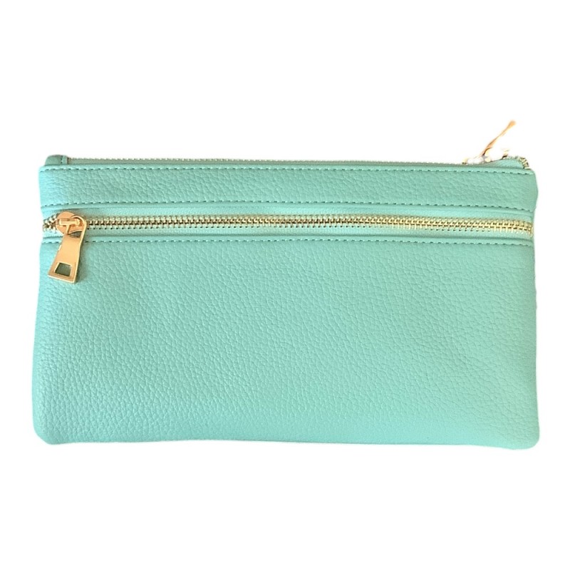 COMPARTMENT CROSSBODY OR WRISTLET - LAKE BLUE 