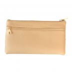 COMPARTMENT CROSSBODY OR WRISTLET - LIGHT BEIGE 