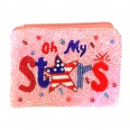 BEADED COIN PURSE - OH MY STARS 
