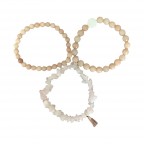 STRAND STONE BRACELET - GREY 