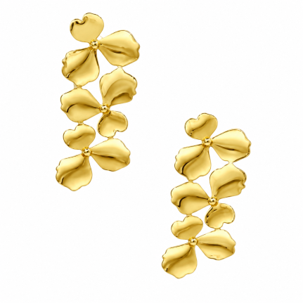 DROP DOWN EARRINGS - GOLD 