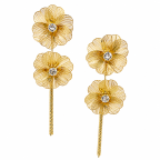 FLOWER EARRINGS - GOLD 