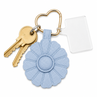 MAGNETIC FLOWER KEYCHAIN - BLUE 