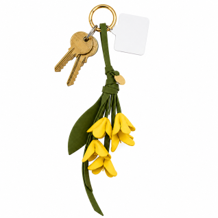 FLOWER KEYCHAIN CHARM - YELLOW 