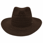 COWBOY STRAW HAT - BROWN 
