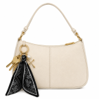SILK BAG CHARM - BLACK 