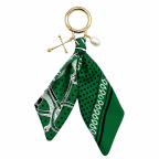 SILK BAG CHARM - GREEN 
