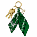 SILK BAG CHARM - GREEN 