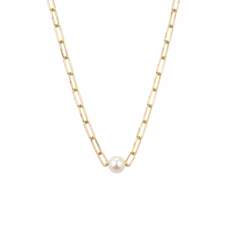 PEARL NECKLACE - GOLD 