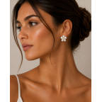 STUD FLOWER- EARRINGS 