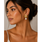 FLOWER PEARL - EARRINGS 
