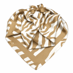 SILK SCARF - BEIGE 
