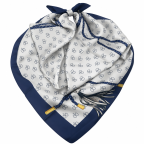 SILK SCARF - BLUE 