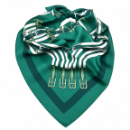 SILK SCARF - GREEN 