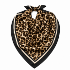 SILK SCARF - BROWN 