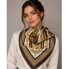SILK SCARF - MUSTARD 