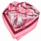SILK SCARF - PINK 