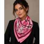 SILK SCARF - PINK 