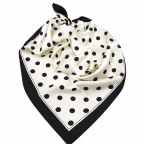 SILK SCARF - WHITE 