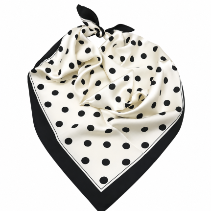 SILK SCARF - WHITE 